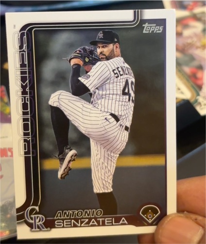 2025 Topps Update #US154 Antonio Senzatela — front