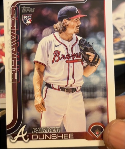2025 Topps Update #US296 Parker Dunshee — front