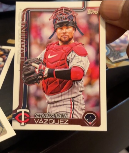 2025 Topps Update #US7 Christian Vazquez — front