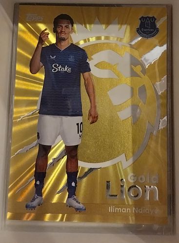 2025-26 Topps Premier League Gold Lion #GL9 Iliman Ndiaye — front