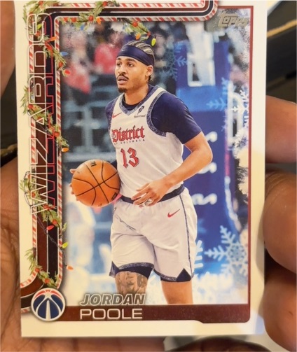 2025-26 Topps Holiday #H73 Jordan Poole — front