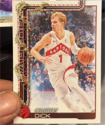 2025-26 Topps Holiday #H22 Gradey Dick — front