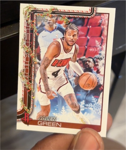 2025-26 Topps Holiday #H140 Jalen Green — front
