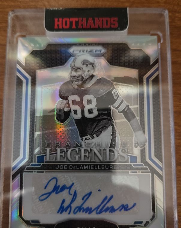 2024 Panini Prizm Franchise Legends Signatures Joe DeLamielleure #FL-JDE — front