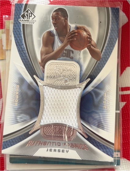 2005-06 SP Game Used Edition Authentic Fabrics Dwight Howard #AF-DH — front