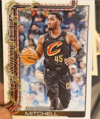 2025-26 Topps Holiday #H63 Donovan Mitchell — front