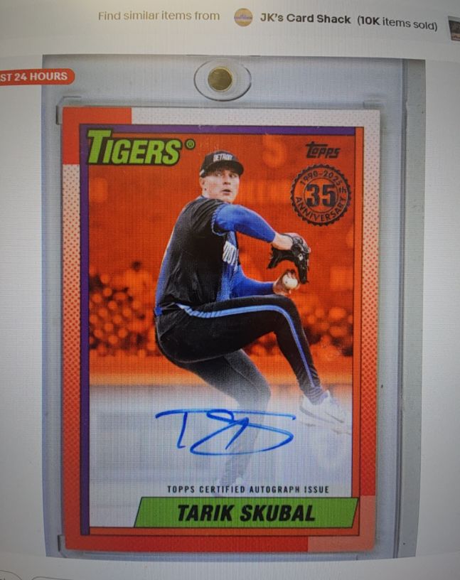 2025 Topps Series 2 #90A-TS Tarik Skubal — front