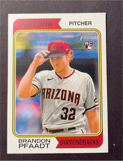 2023 Topps Heritage High Number #637 Brandon Pfaadt — front