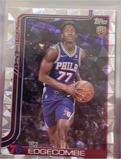 2025-26 Topps #203 VJ Edgecombe — front