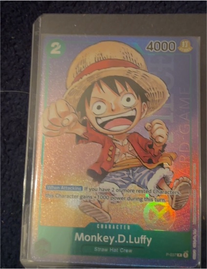 2023 One Piece P-037 Monkey D. Luffy — front