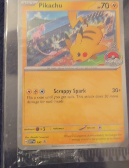 2024 Pokémon #190 Pikachu — front