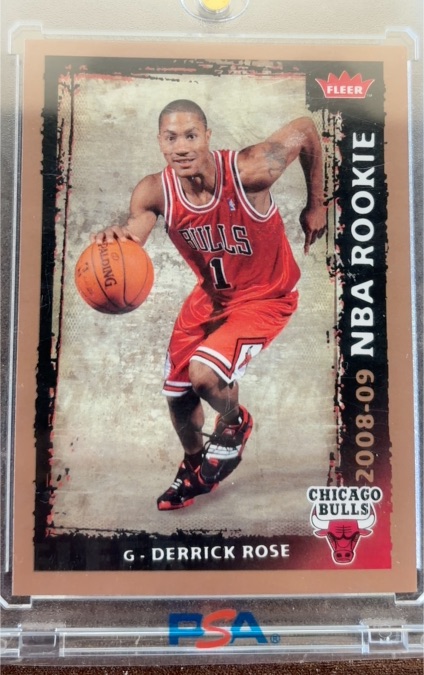 2008-09 Fleer #201 Derrick Rose — front