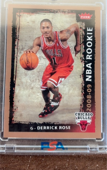 2008-09 Fleer #201 Derrick Rose — front