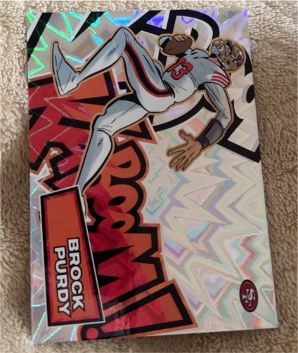 2025 Panini Absolute Kaboom! Horizontal #25 Brock Purdy — front
