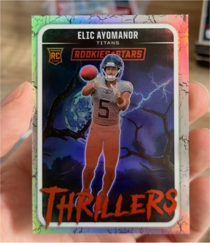 2025 Panini Rookies & Stars #22 Elic Ayomanor Thrillers Silver Rookie — front