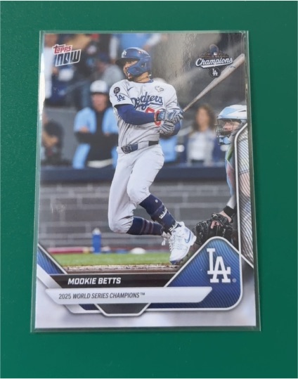 2025 Topps Now #WS-2SP Mookie Betts — front