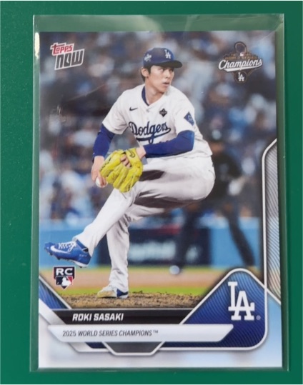 2025 Topps Now #WS-14 Roki Sasaki — front