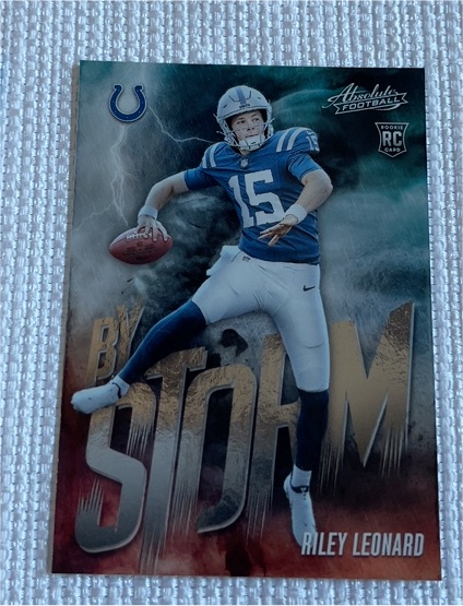 2025 Panini Absolute #14 Riley Leonard By Storm — front
