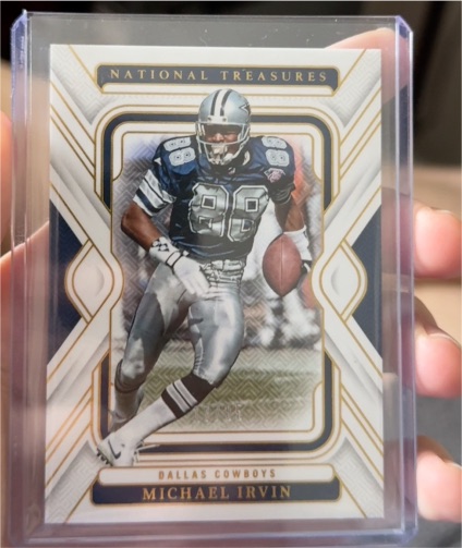 2023 Panini National Treasures Michael Irvin — front