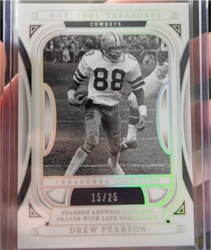 2024 Panini National Treasures #TM-DPN Drew Pearson — front