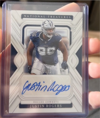 2024 Panini National Treasures #144 Justin Rogers — front