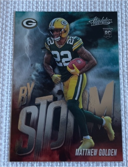 2025 Panini Absolute #11 Matthew Golden By Storm — front