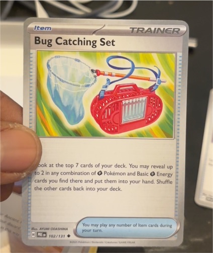 2022 Pokémon Scarlet & Violet Prismatic Evolutions #102 Bug Catching Set — front