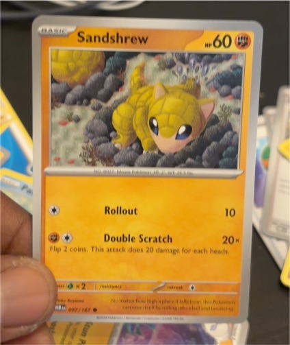 2024 Pokémon Twilight Masquerade #097 Sandshrew — front