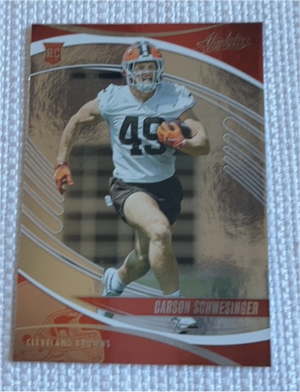 2025 Panini Absolute Football #112 Carson Schwesinger — front