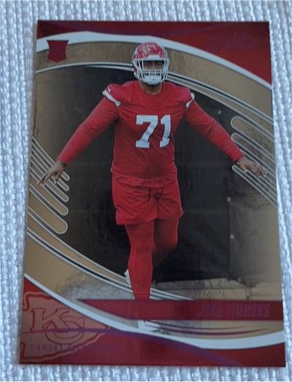 2025 Panini Absolute #146 Josh Simmons — front