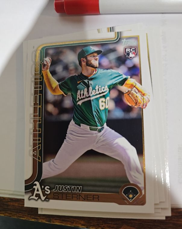 2025 Topps Update #US252 Justin Sterner — front