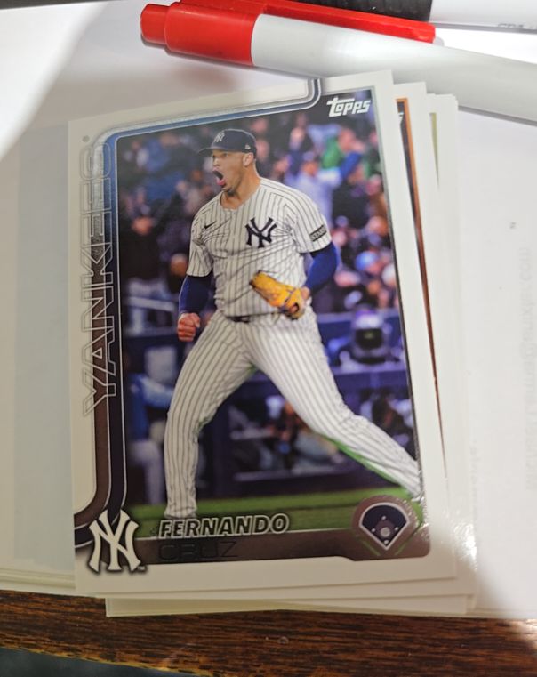 2025 Topps Update Series #US163 Fernando Cruz — front