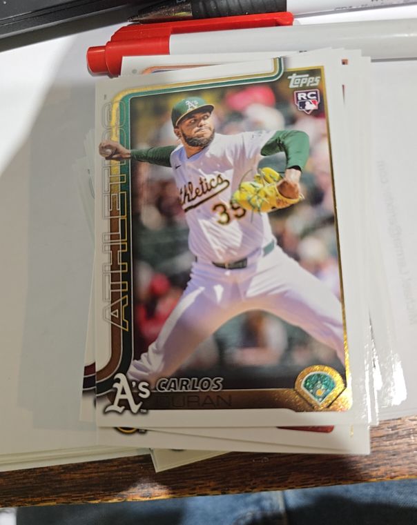 2025 Topps Update #US104 Carlos Duran — front