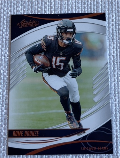 2025 Panini Absolute #72 Rome Odunze — front