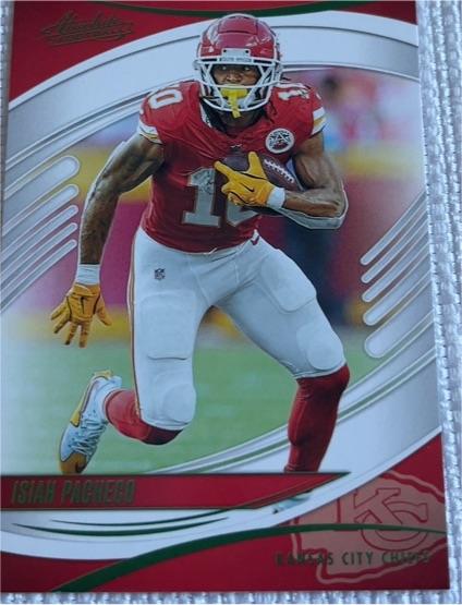2025 Panini Absolute #92 Isiah Pacheco — front
