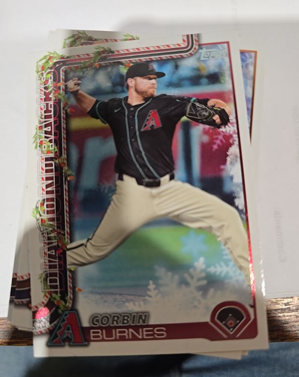 2025 Topps Holiday #H185 Corbin Burnes — front