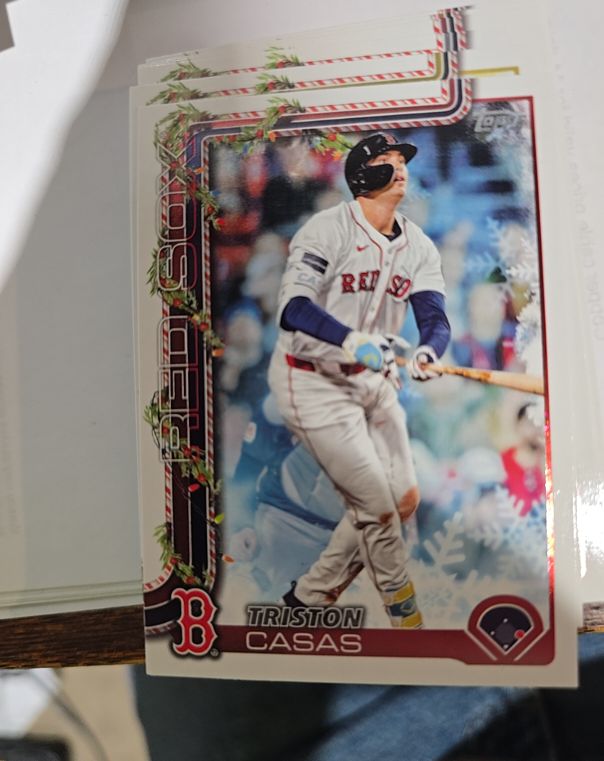 2025 Topps Holiday #H49 Triston Casas — front