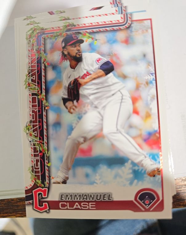 2025 Topps Holiday #H96 Emmanuel Clase — front