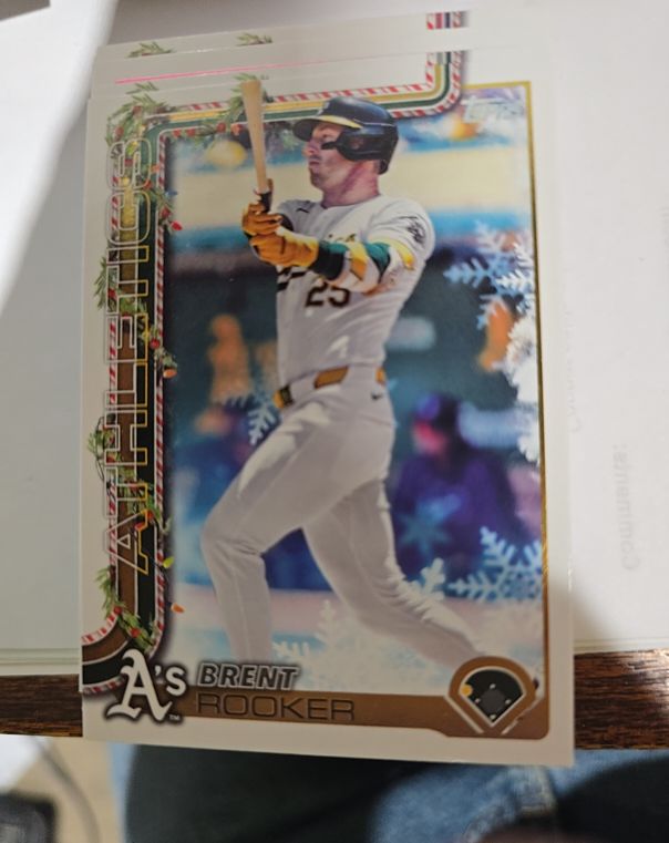 2025 Topps Holiday #H147 Brent Rooker — front