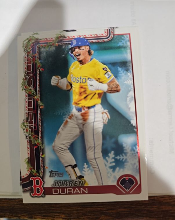 2025 Topps Holiday #H180 Jarren Duran — front