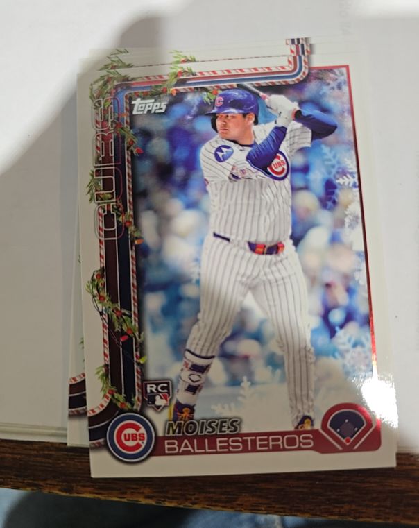 2025 Topps Holiday #H169 Moises Ballesteros — front