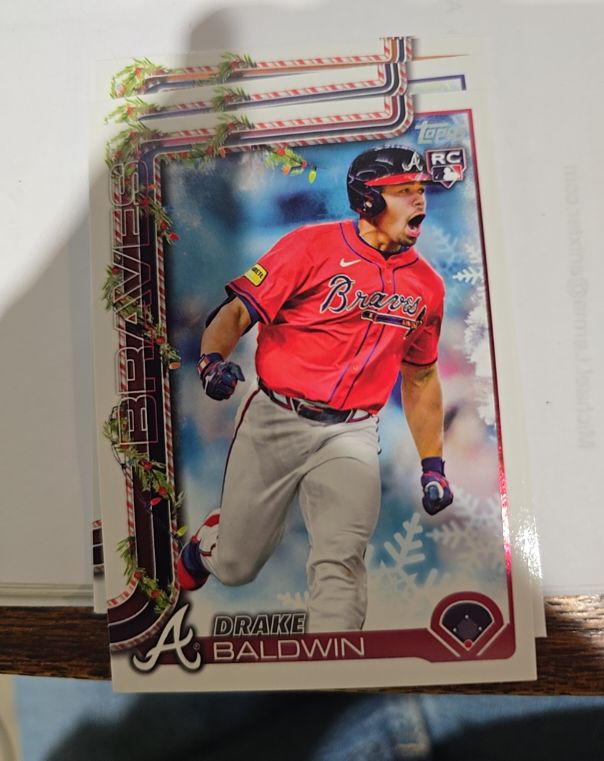 2025 Topps Holiday #H60 Drake Baldwin — front