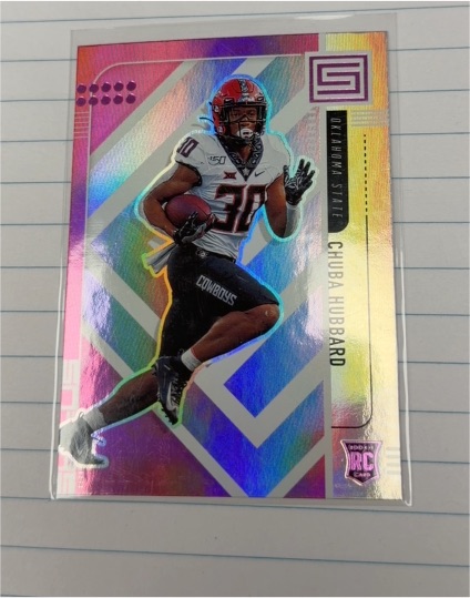 2021 Panini Chronicles Status Draft Picks #172 Chuba Hubbard — front