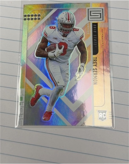2021 Panini Chronicles Status Draft Picks Trey Sermon — front