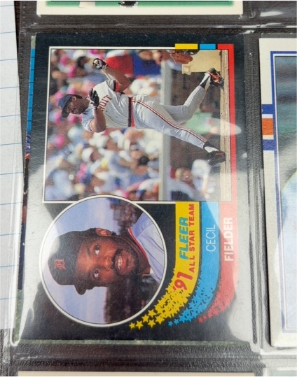 1991 Fleer All Stars #4 Cecil Fielder — front