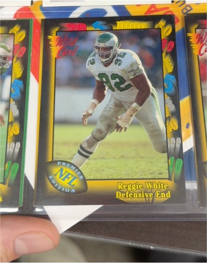 1991 Wild Card #94 Reggie White — front