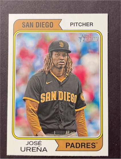 2023 Topps Heritage #642 José Ureña — front