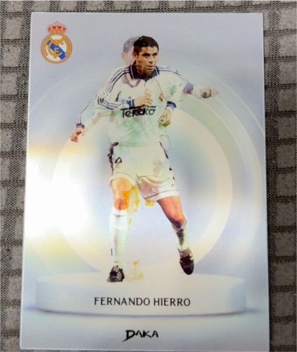 2000 Daka Fernando Hierro Real Madrid — front