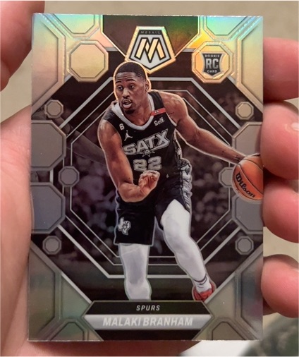 2022-23 Panini Mosaic #202 Malaki Branham — front