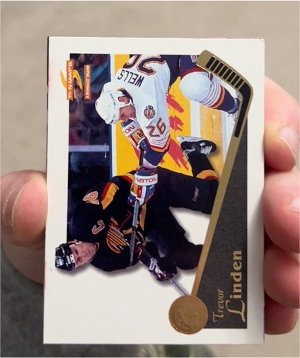 1995-96 Pinnacle Summit #102 Trevor Linden — front